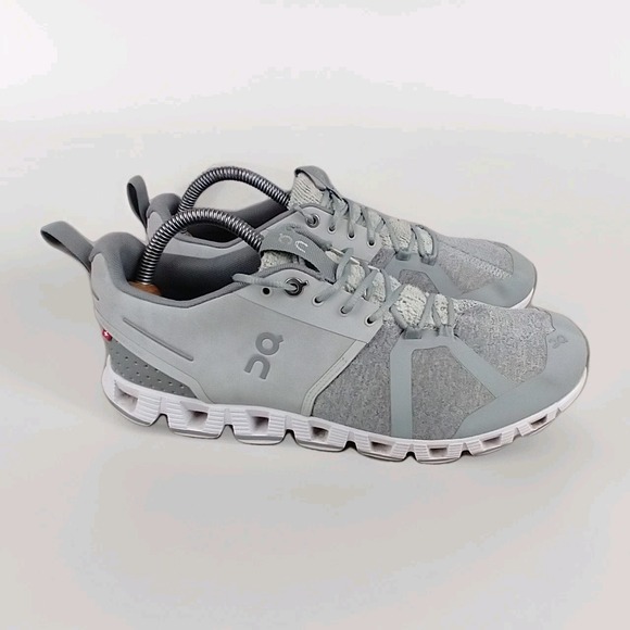 On Running Shoes - On Cloud Terry Grey Womens Running Shoes Size 10 Lightweight Sneakers 18.99839